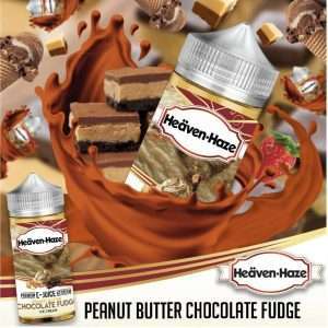 Heaven Haze E Liquid - Peanut Butter Chocolate Fudge - 100ml