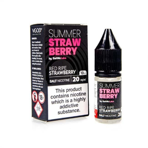  Summer Strawberry Nic Salt E Liquid by VGOD 10ml 