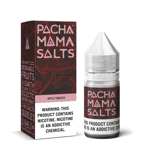  Apple Tobacco Nic Salt E liquid by Pacha Mama Salts 10ml 