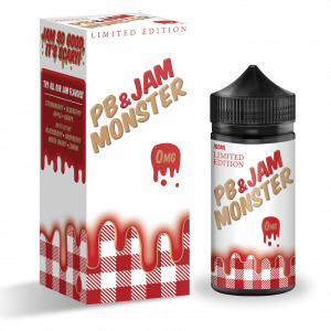 Jam Monster E Liquid - PB & Jam Strawberry - 100ml