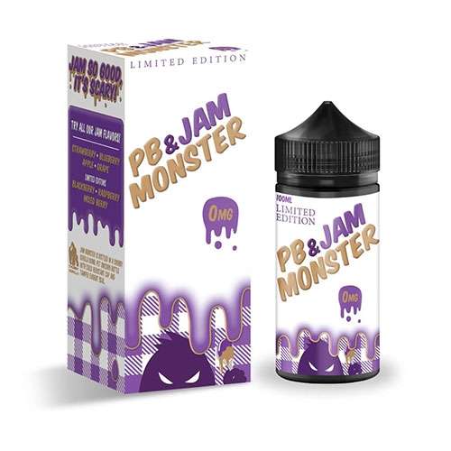 Jam Monster E Liquid - PB & Jam Grape - 100ml