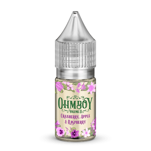 Cranberry, Apple and Raspberry Nic Salt E liquid by Ohm Boy Volume II 10ml