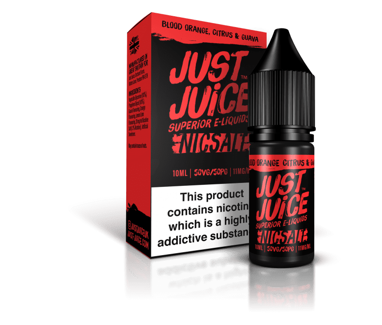 Blood Orange, Citrus & Guava Nic Salt E liquid by Just Juice 10ml