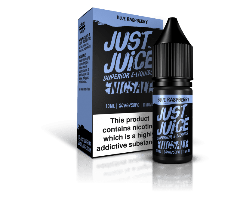 Blue Raspberry Nic Salt E liquid by Just Juice 10ml