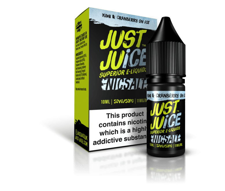 Just Juice Nic Salt - Kiwi & Cranberry on ice - 10ml