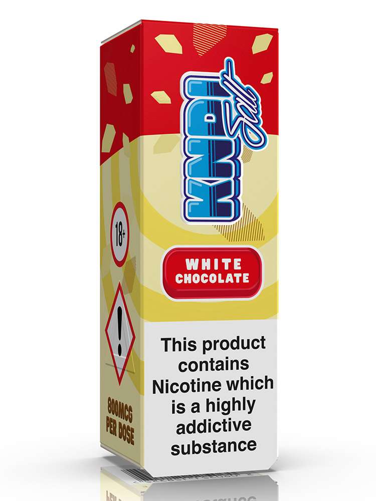  White Chocolate Nic Salt E liquid by KNDI Salt 10ml 
