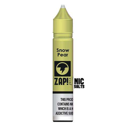  Snow Pear Nic Salt E liquid by ZAP! 10ml 