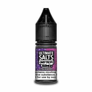 Grape and Strawberry Candy Drops Nic Salt E-Liquid Ultimate Salts 10ml