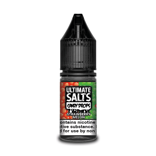  Strawberry Melon Candy Drops Nic Salt E-Liquid Ultimate Salts 10ml 