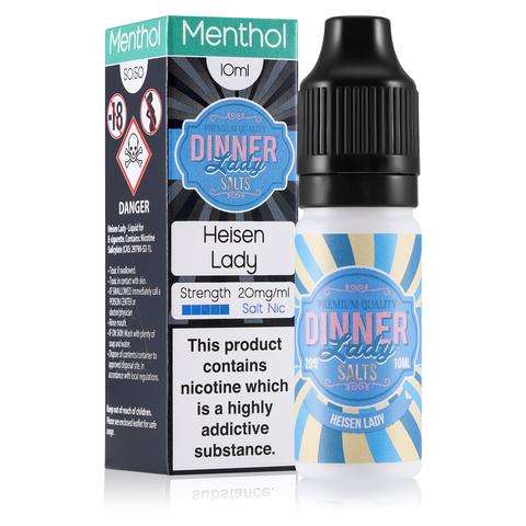 Heisen Lady (Blue Menthol) Nic Salt E-Liquid by Dinner Lady 10ml