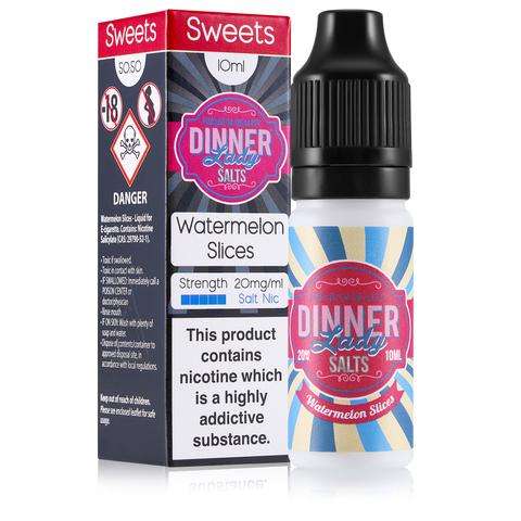 Watermelon Slices Nic Salt E-Liquid by Dinner Lady 10ml