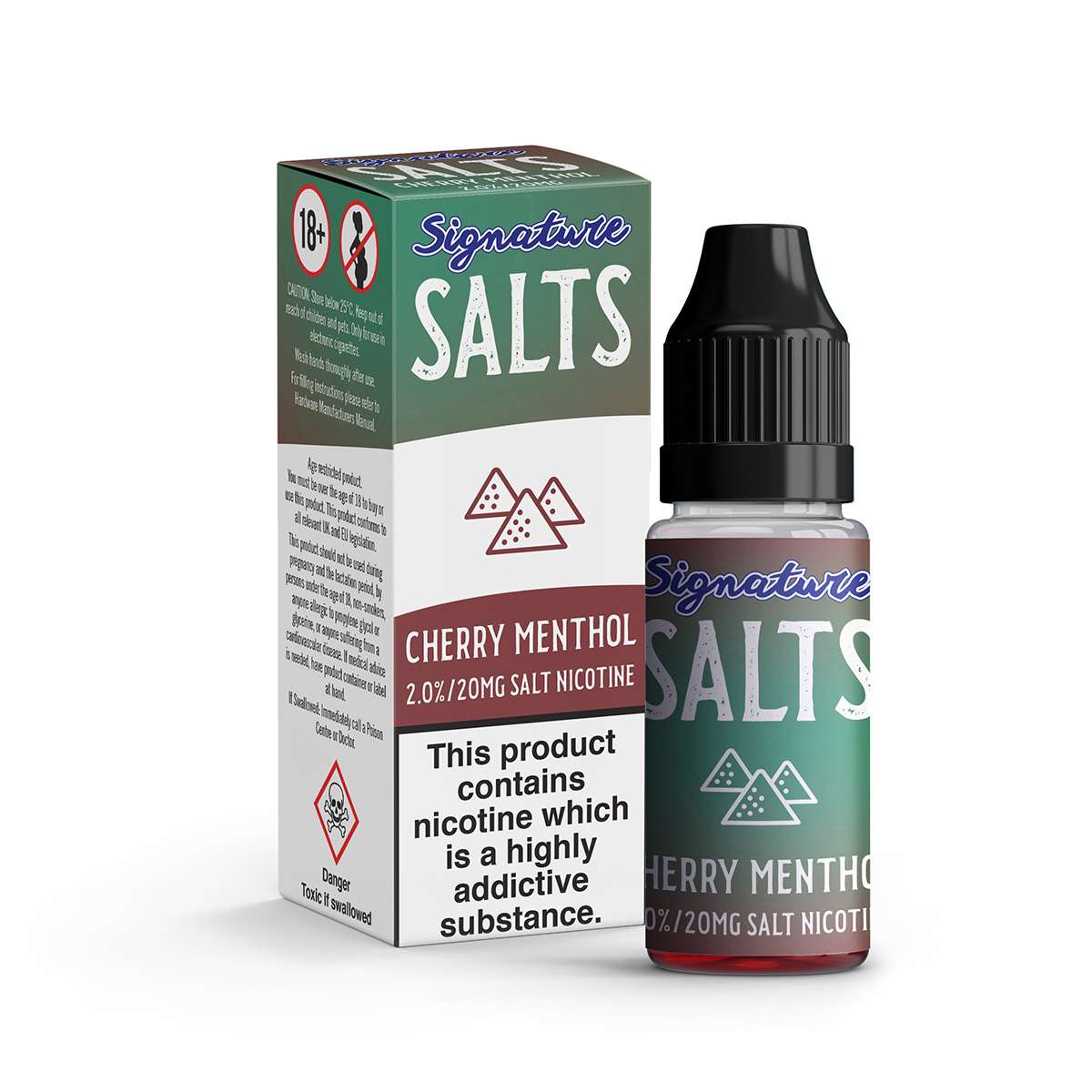  Cherry Menthol Nic Salt E-liquid by Signature Salts 10ml 