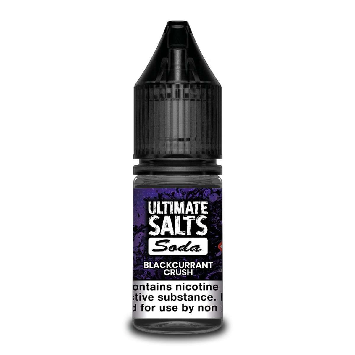  Blackcurrant Crush Soda Nic Salt E-Liquid by Ultimate Salts 10ml 