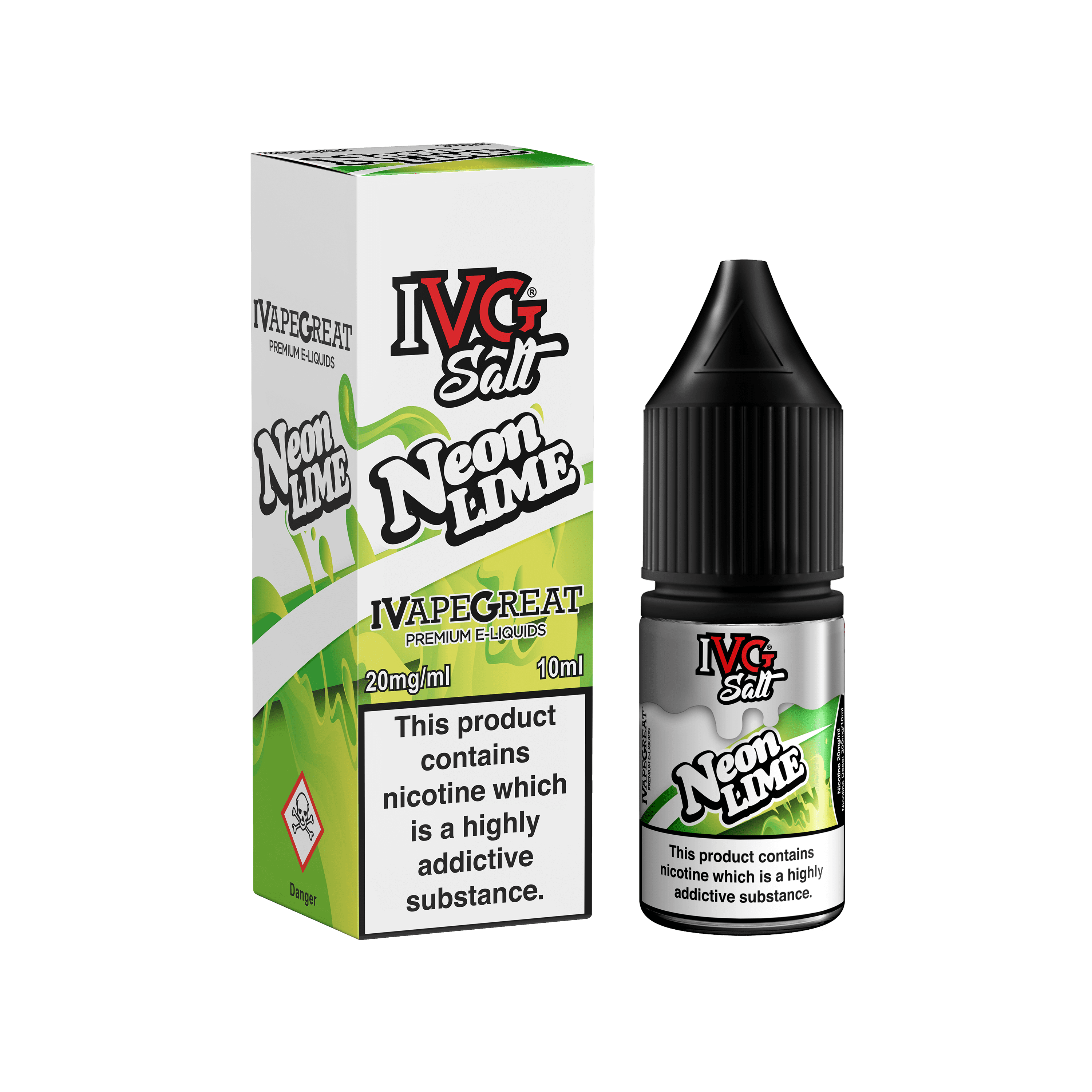 Neon Lime Nic Salt E-Liquid By IVG 10ml