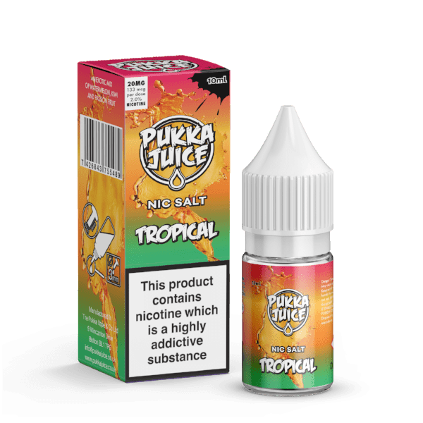 Tropical Nic Salt E-Liquid by Pukka Juice 10ml