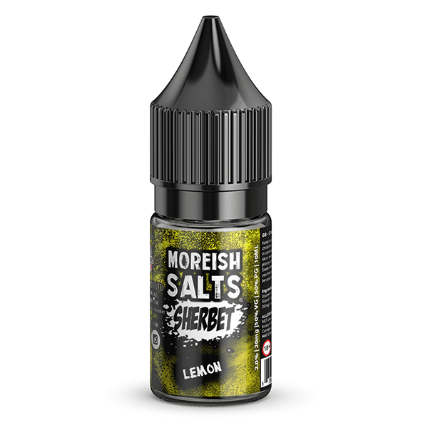 Sherbet Lemon Nic Salt E-liquid by Moreish Puff 10ml