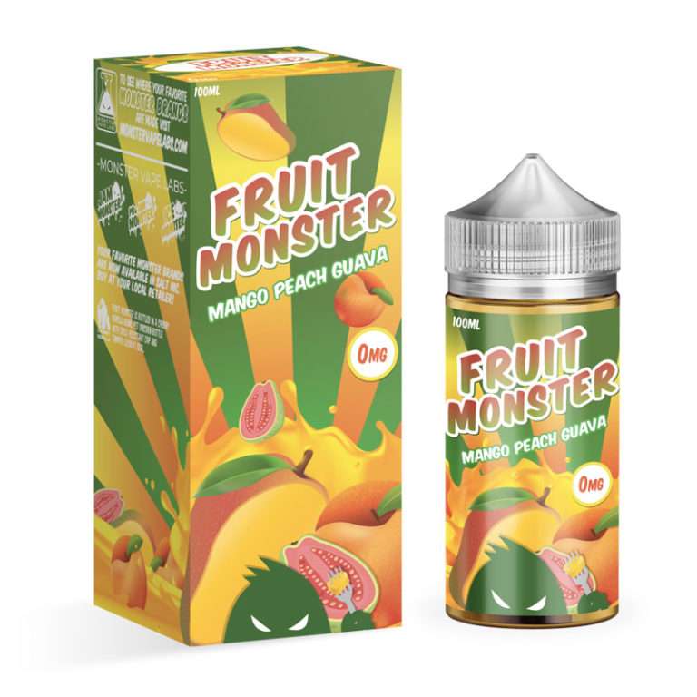 Fruit Monster E Liquid - Mango Peach Guava - 100ml