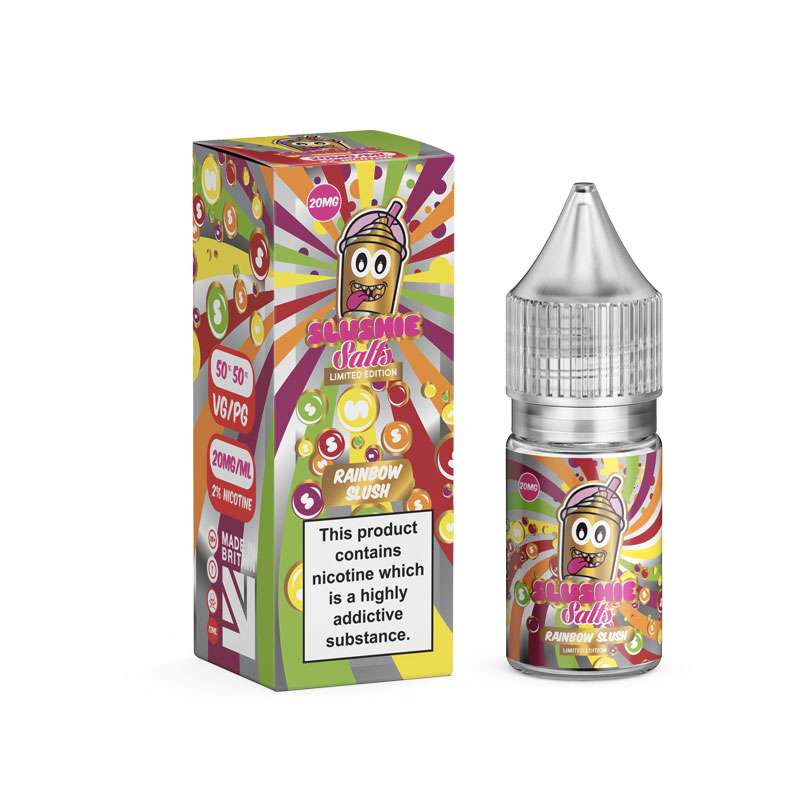 Rainbow Slush Nic Salt E-liquid by Slushie Salts 10ml