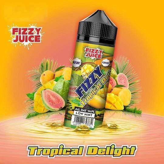 Fizzy Tropical Delight Shortfill E-Liquid by Mohawk & Co Fizzy 100ml