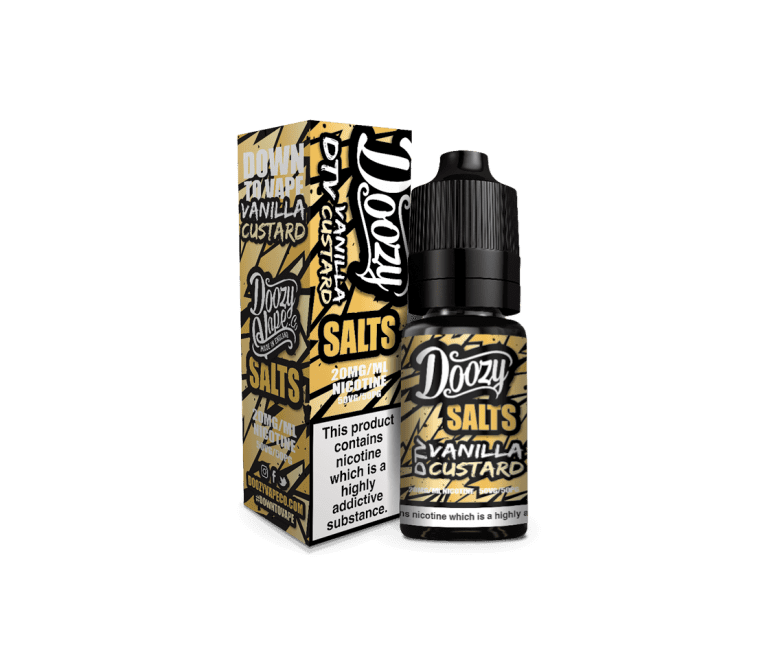 Vanilla Custard Nic Salt E-Liquid by Doozy Salts 10ml