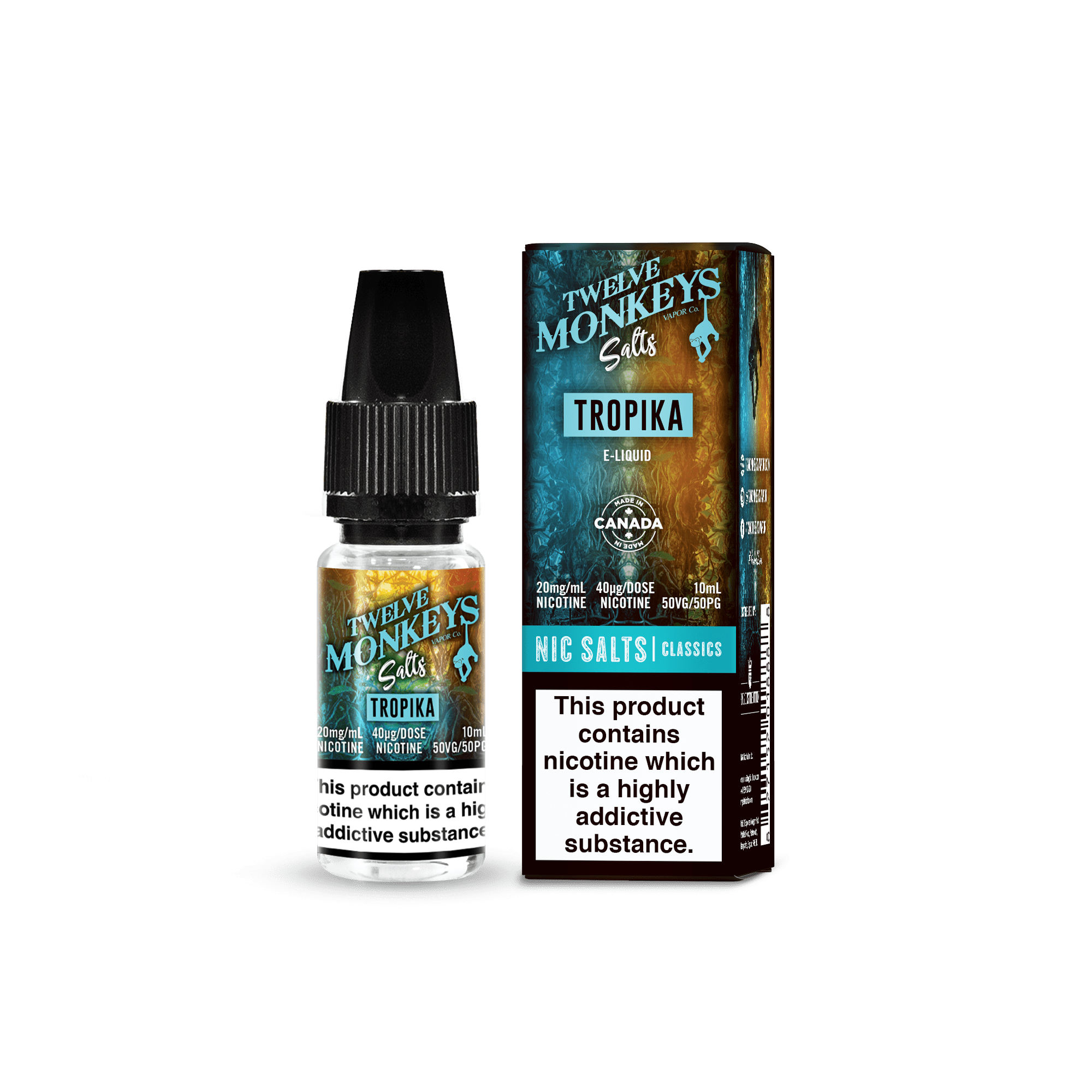Twelve Monkeys Salt - Tropika - 10ml