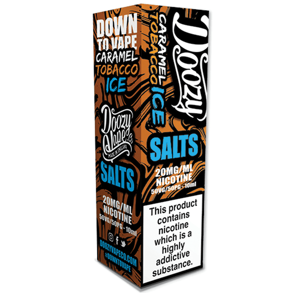 Caramel Tobacco Ice Nic Salt E-Liquid by Doozy Salts 10ml