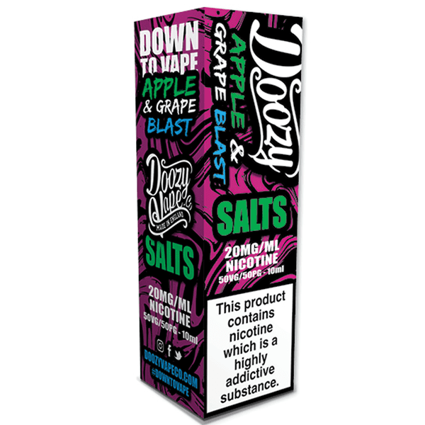 Apple & Grape Blast Nic Salt E-Liquid by Doozy Salts 10ml