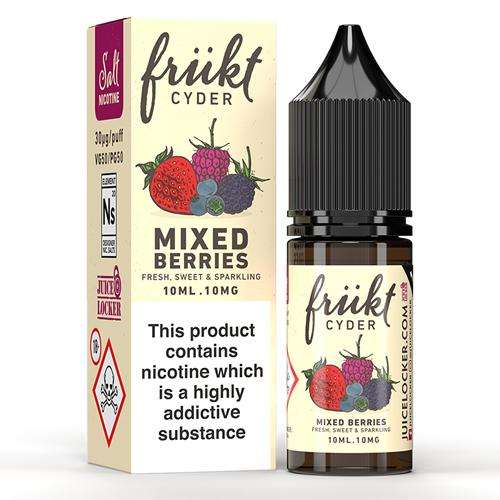  Mixed Berries Nic Salt E-Liquid by Frukt Cyder 10ml 