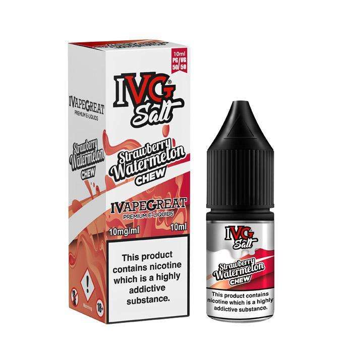 Strawberry Watermelon Chew Nic Salt E-Liquid By IVG 10ml