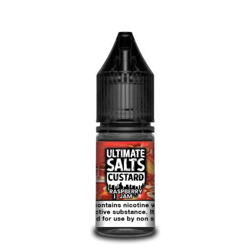 Raspberry Jam Custard Nic Salt E-Liquid by Ultimate Salts 10ml