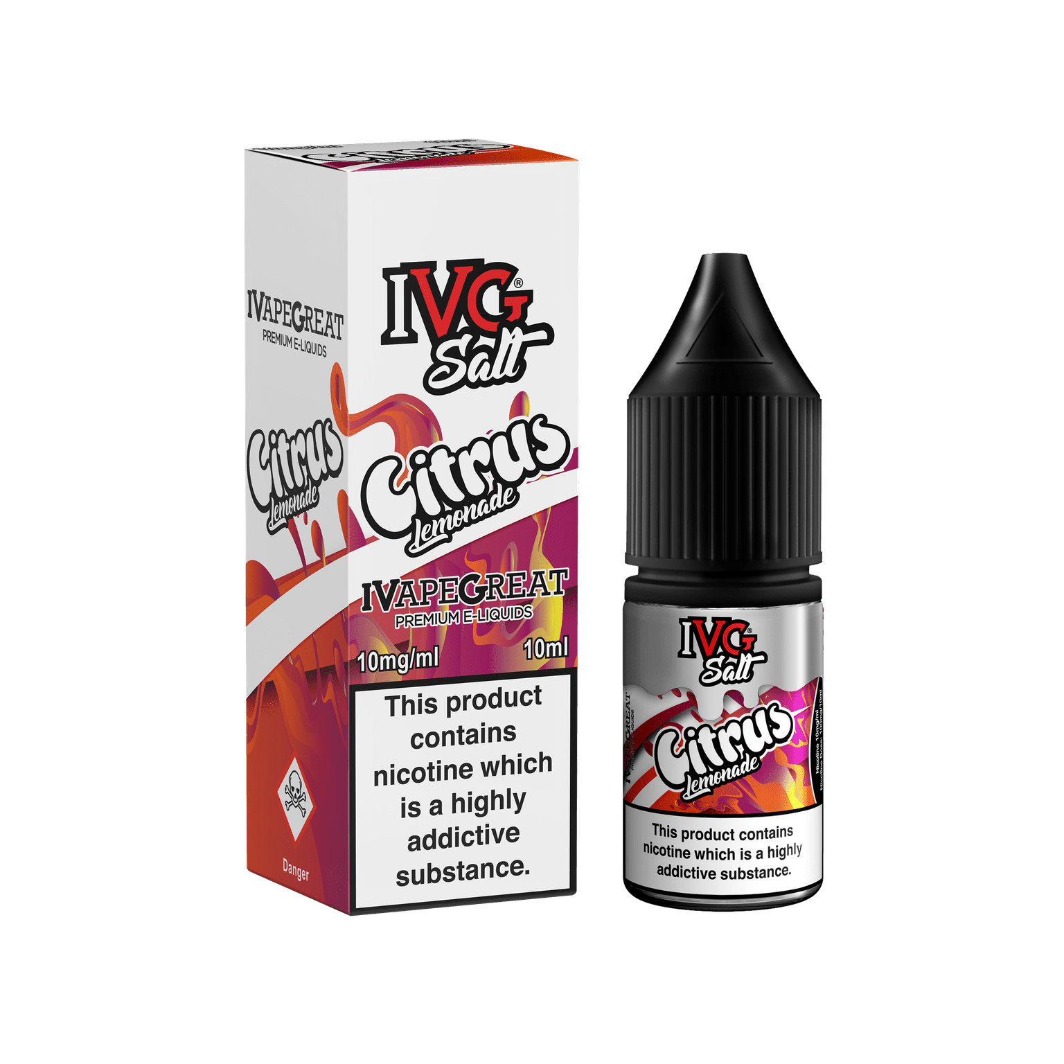 Citrus Lemonade Nic Salt E-Liquid By IVG 10ml