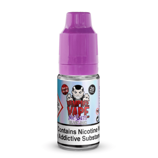  Blackjack Nic Salt E-liquid by Vampire Vape 10ml 