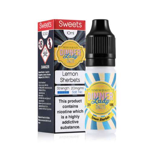 Lemon Sherbets Nic Salt E-Liquid by Dinner Lady 10ml