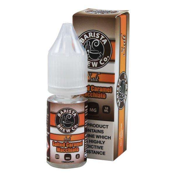 Barista Brew Nic Salt - Salted Caramel Macchiato - 10ml