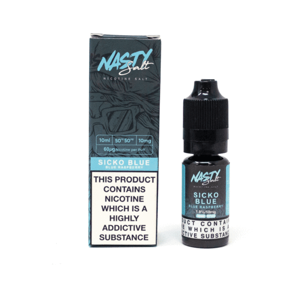 Sicko Blue Nic Salt E-Liquid by Nasty Juice 10ml