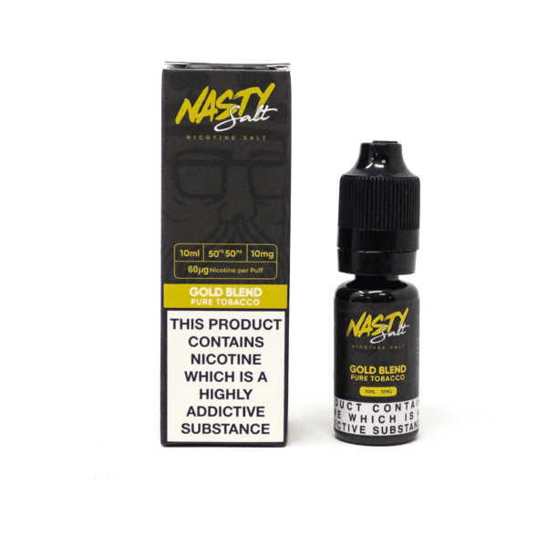 Gold Blend Nic Salt E-Liquid by Nasty Juice 10ml