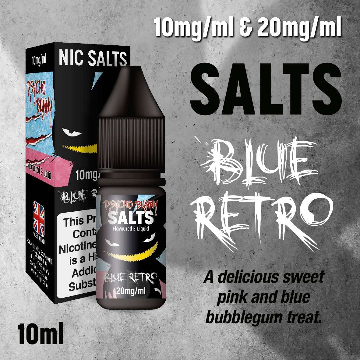 Psycho Bunny Salt - Blue Retro - 10ml