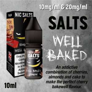 Well Baked Nic Salt E-liquid by Psycho Bunny 10ml