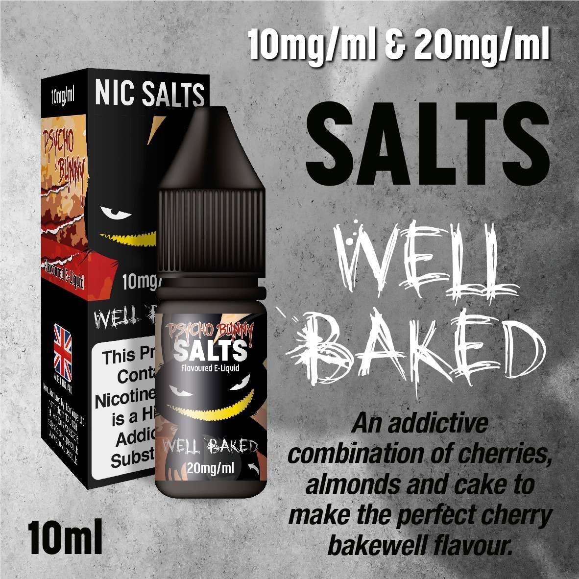 Psycho Bunny Salt - Well Baked - 10ml
