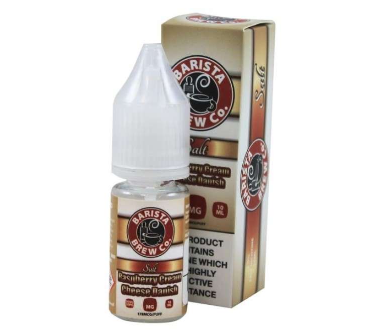 Barista Brew Nic Salt - Raspberry Cream Cheese Danish - 10ml