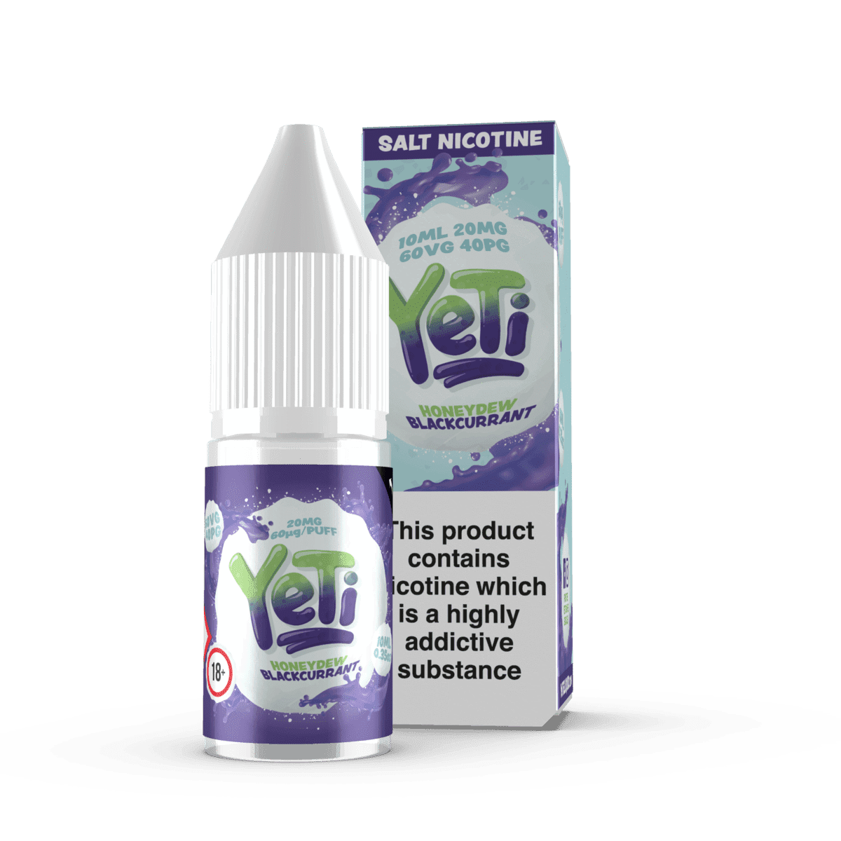  Honeydew Blackcurrant Nic Salt E-liquid by Yeti Salt 10ml 