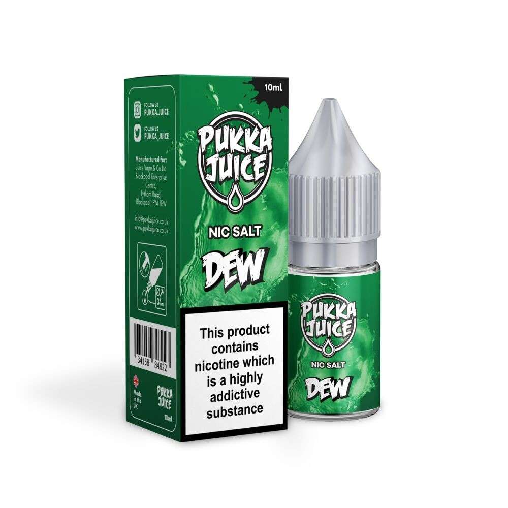  Dew Nic Salt E-Liquid by Pukka Juice 10ml 