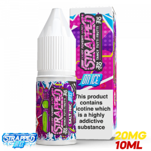 Tangy Tutti Frutti On Ice Nic Salt E-liquid by Strapped 10ml
