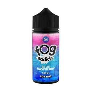 Fog Addicts E Liquid - Blue Raspberry - 100ml - 2 x 18mg Nic Shot = 3mg