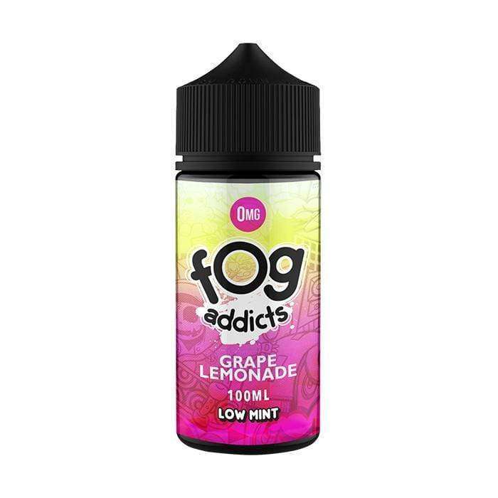  Fog Addicts E Liquid - Grape Lemonade - 100ml - 2 x 18mg Nic Shot = 3mg 