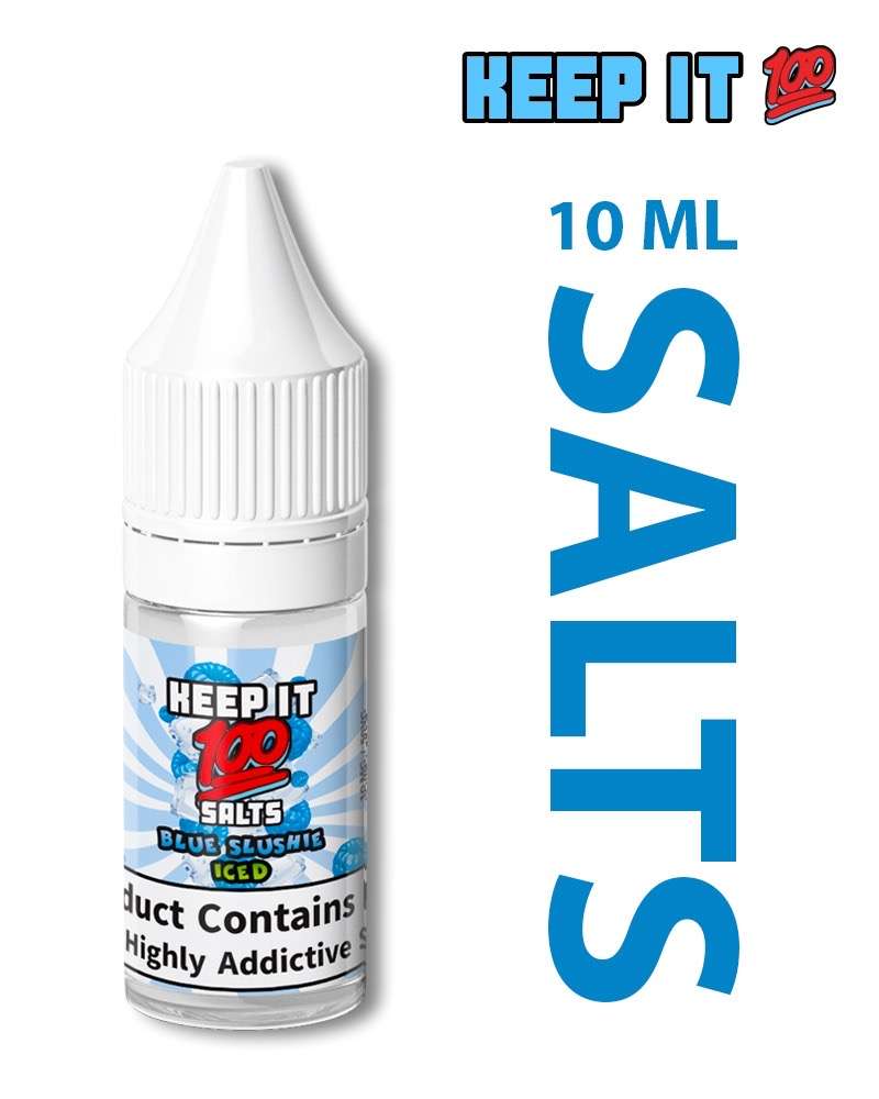  Blue Slushie Iced Nic Salt E-liquid by Keep It 100 10ml 