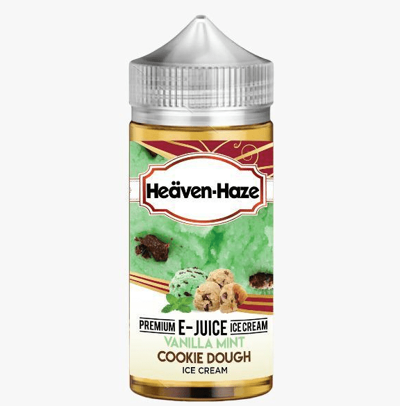 Heaven Haze E Liquid - Vanilla Mint Cookie Dough Ice Cream - 100ml