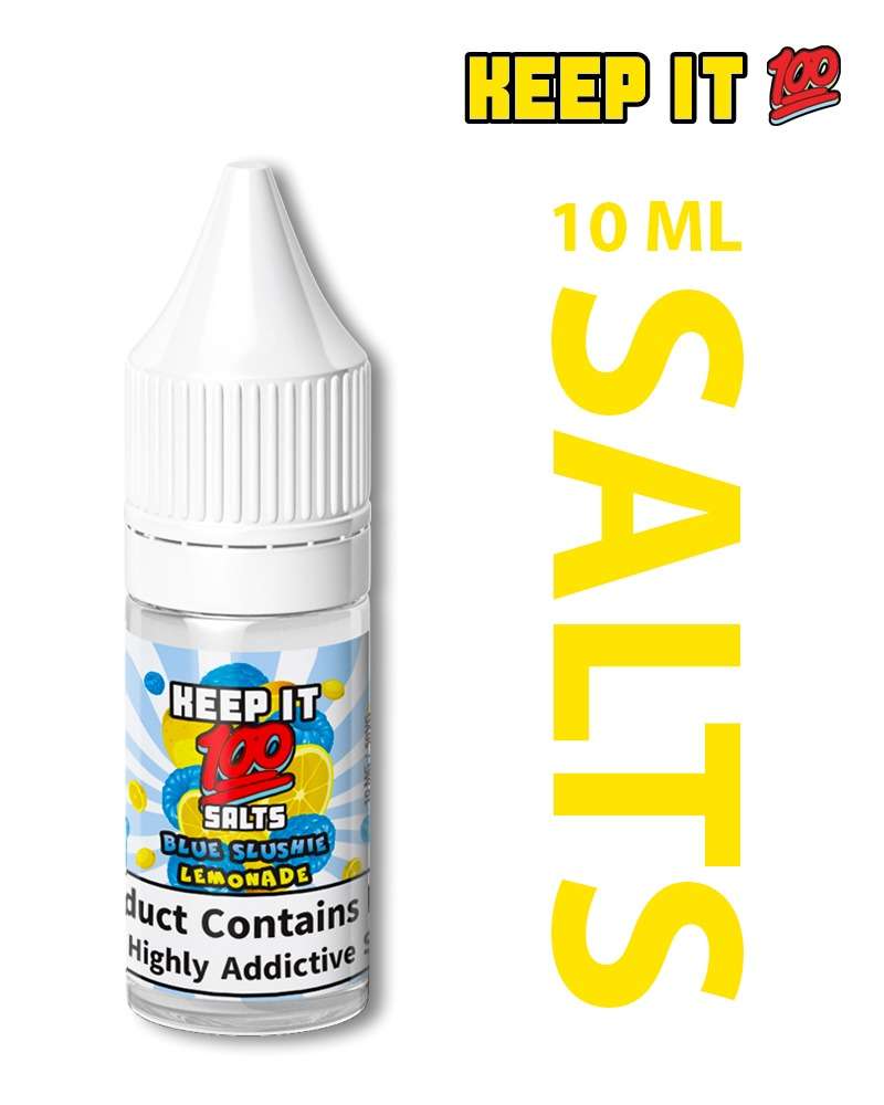 Blue Slushie Lemonade Nic Salt E-liquid by Keep It 100 10ml 