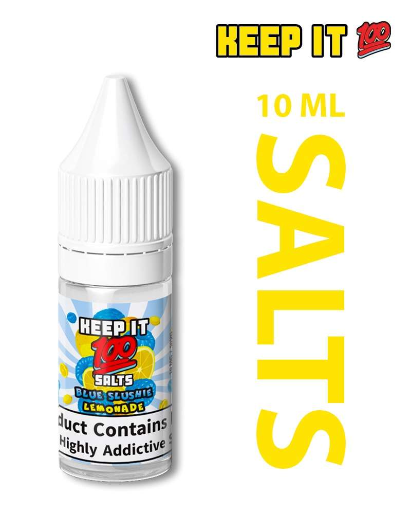 Keep It 100 Nic Salt - Blue Slushie Lemonade - 10ml