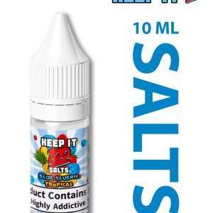 Blue Slushie Tropical Nic Salt E-liquid by Keep It 100 10ml